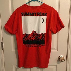 Summit Peak Tee in Orange